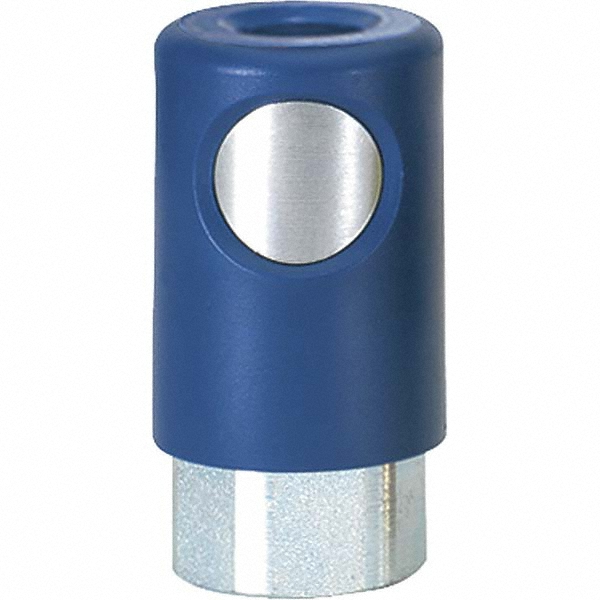 Prevost Pneumatic Hose Coupling: 1/4" Thread, 1/4" Body Dia, Tru-Flate Automotive Interchange - URC 061201