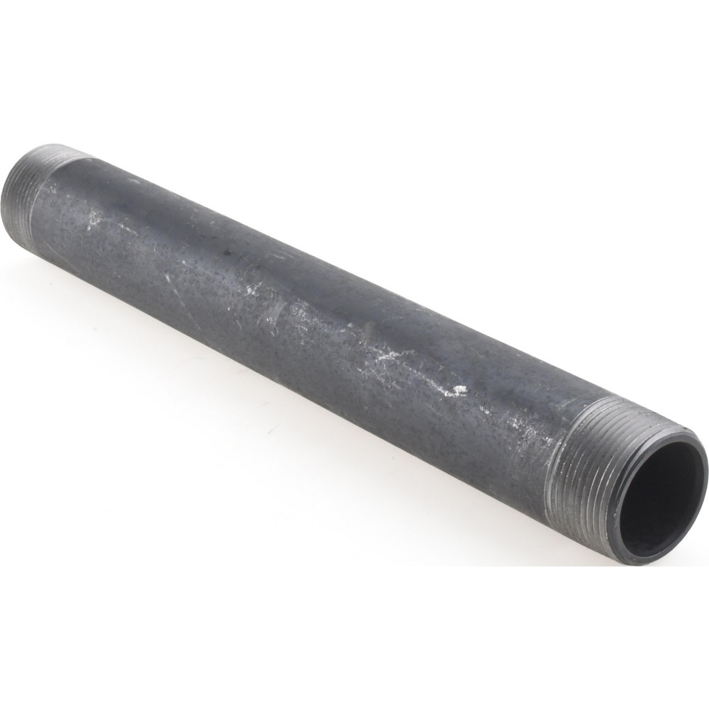 Value Collection Black Pipe Nipple: 1-1/4" Dia x 12" Long, Schedule 80 - XNB07120