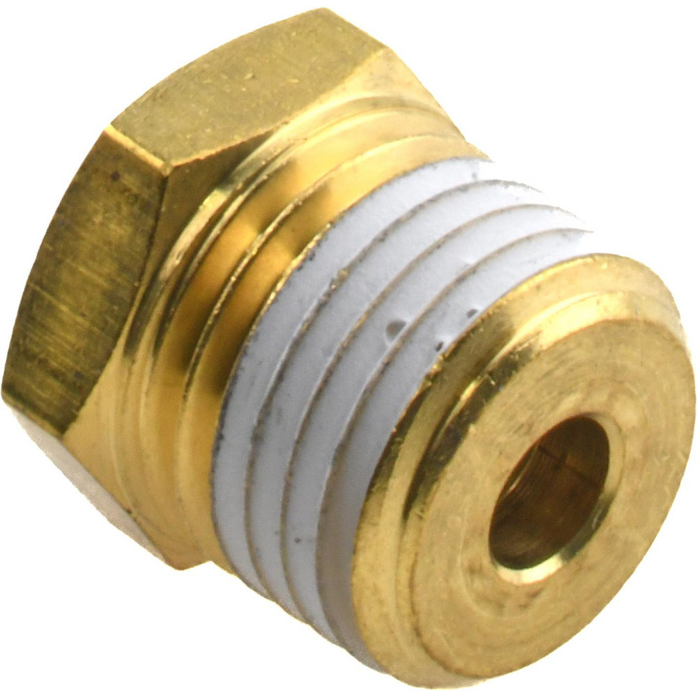 SMC PNEUMATICS Push-to-Connect Push-to-Connect Fitting: Connector, BSPT, 6.00 mm OD - KQ2H06-03AS