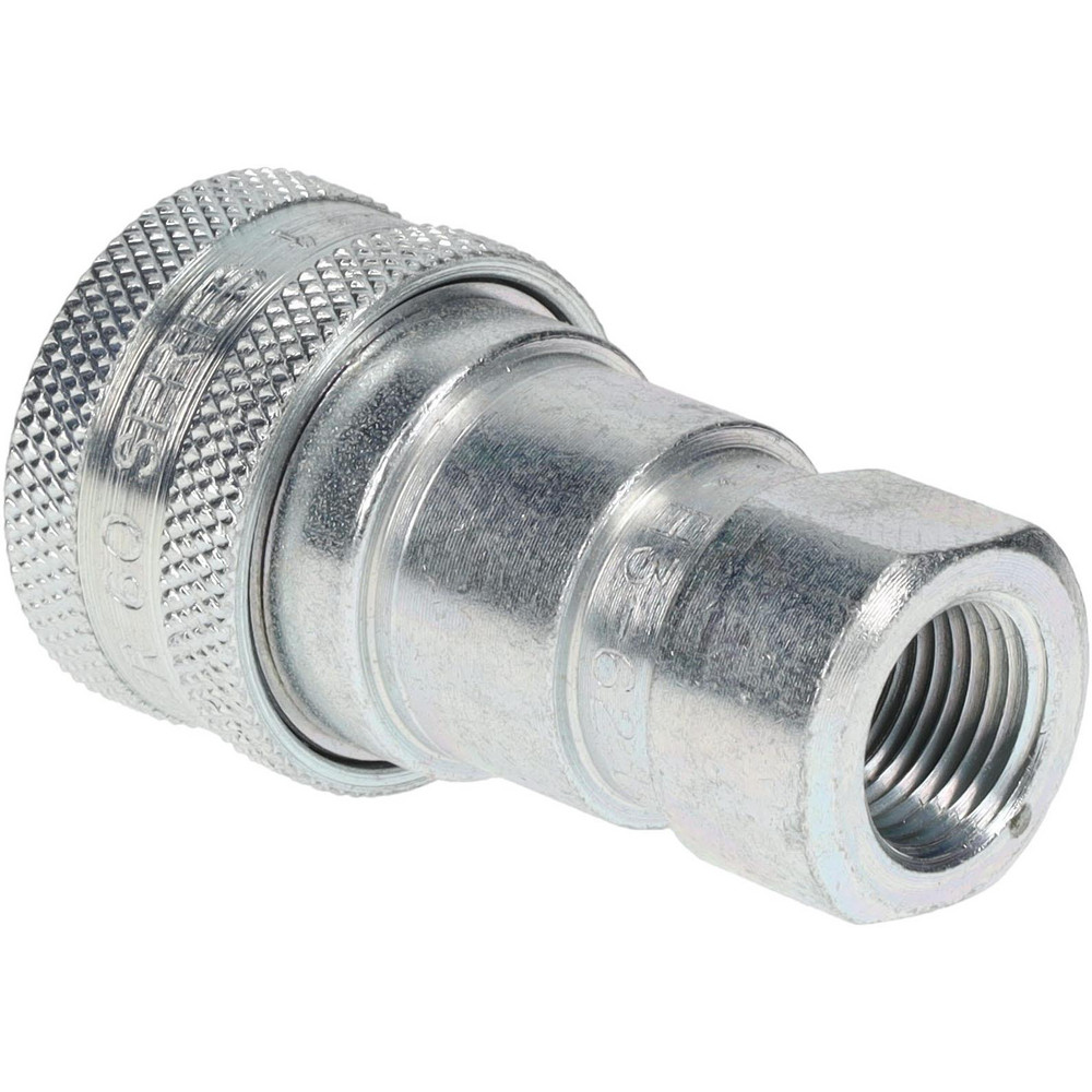 Parker Hydraulic Hose Female Pipe Rigid Fitting: 3/8", 4,000 psi - H3-62
