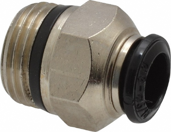 Aignep USA Push-to-Connect Push-to-Connect Fitting: Straight, Universal, 8.00 mm OD - 50000N-8-1/4