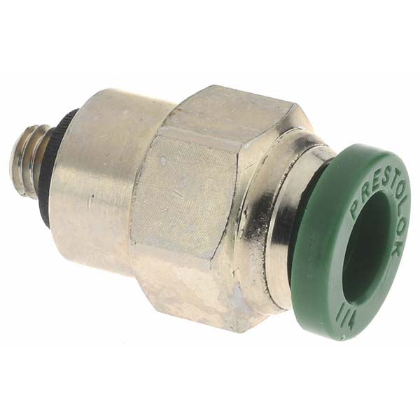 Legris Push-to-Connect Tube x Male x Tube x Male UNF Fitting: Elbow, #10-32 Thread, UNF, 5/32" OD - 3699 04 20