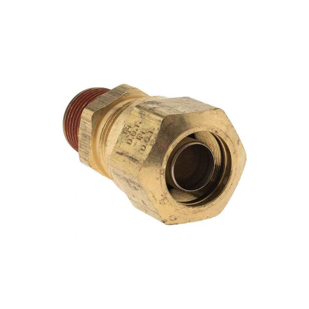 Parker Compression Tube Connector: 5/8" Tube OD, Compression x MNPT - C99895