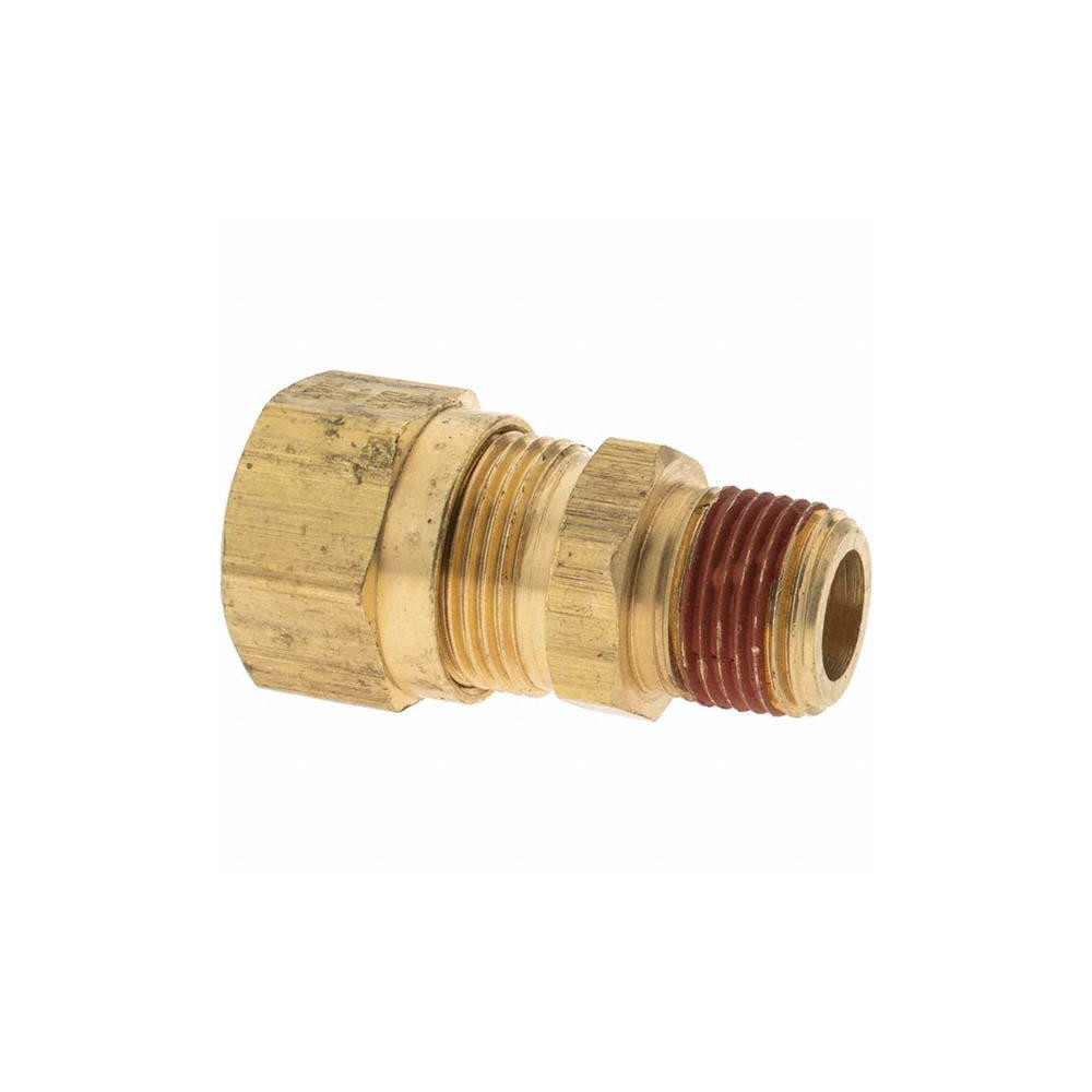 Parker Compression Tube Connector: 5/8" Tube OD, Compression x MNPT - C99895