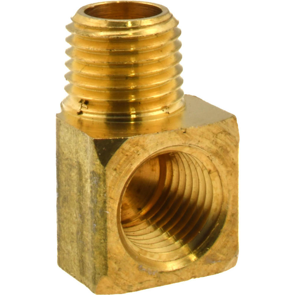 ANDERSON METALS Industrial Pipe Bushing: 1/8-27 Female Thread, 1/4-18 Male Thread, MNPT x FNPT - 756110-0402