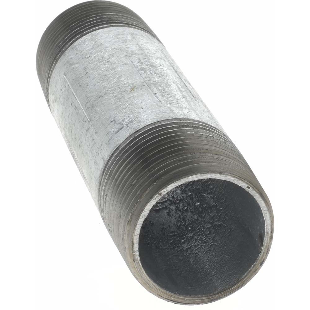Value Collection Galvanized Pipe Nipple: 1", 4-1/2" Long, Schedule 40, Steel - NG06045