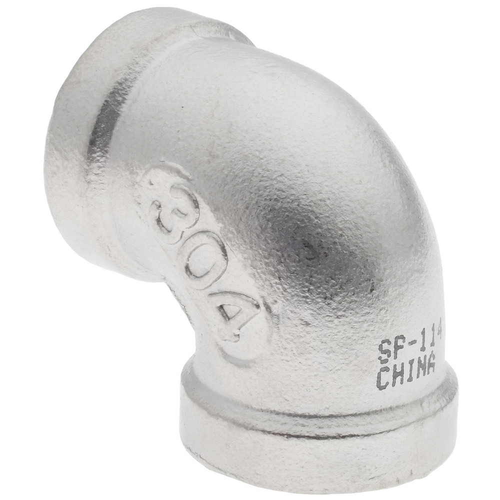 Value Collection Pipe 90 deg Elbow: 3/8", 304 Stainless Steel - 4LB903/8