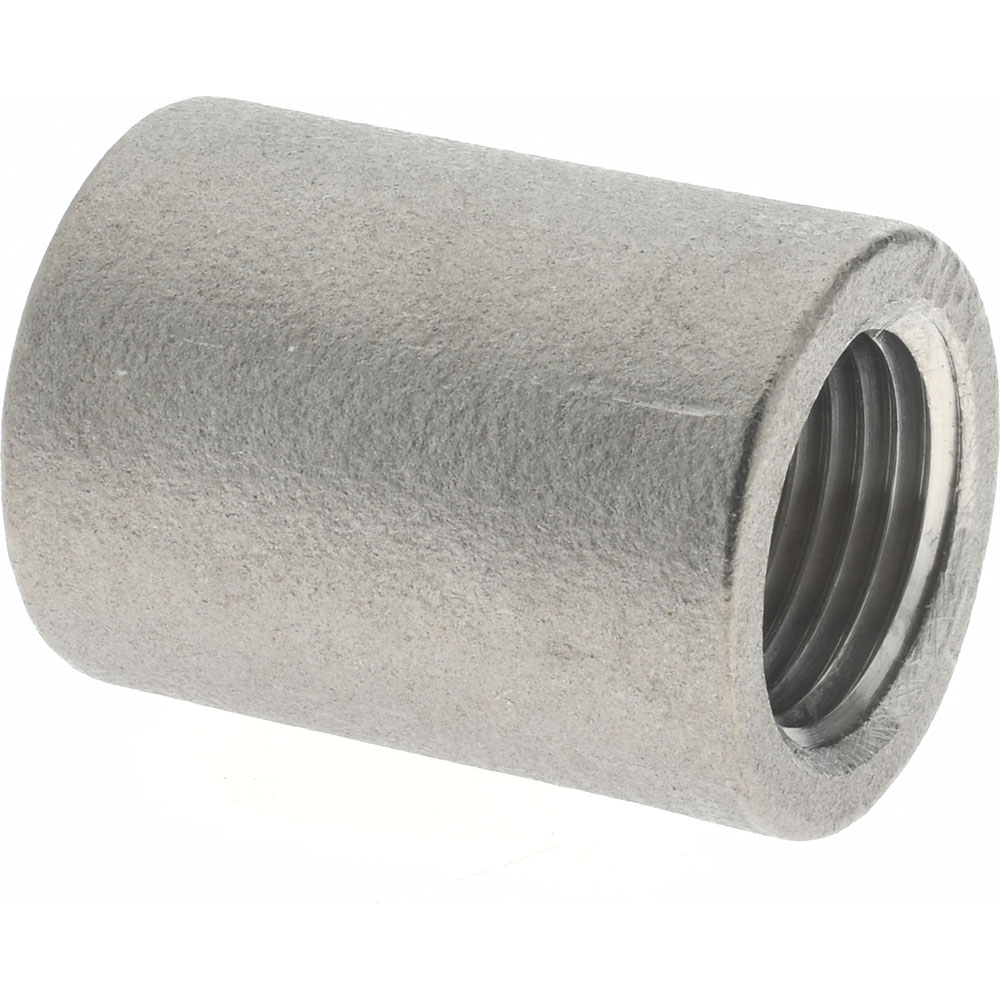 Merit Brass Pipe Coupling: 3/8", 316 Stainless Steel - K611-06