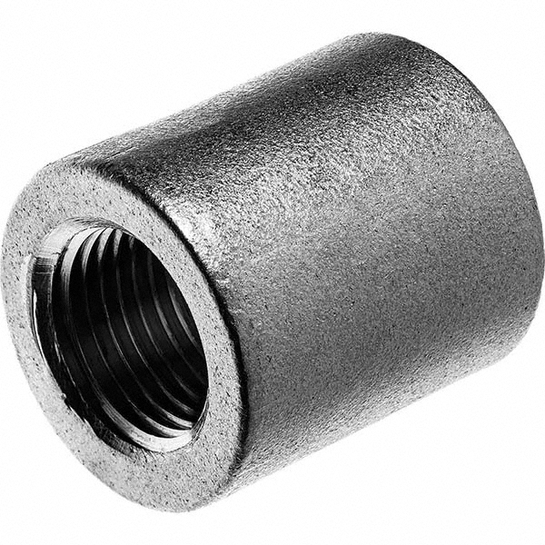 Merit Brass Pipe Coupling: 3/8", 316 Stainless Steel - K611-06