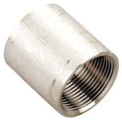 Merit Brass Pipe Coupling: 3/8", 316 Stainless Steel - K611-06