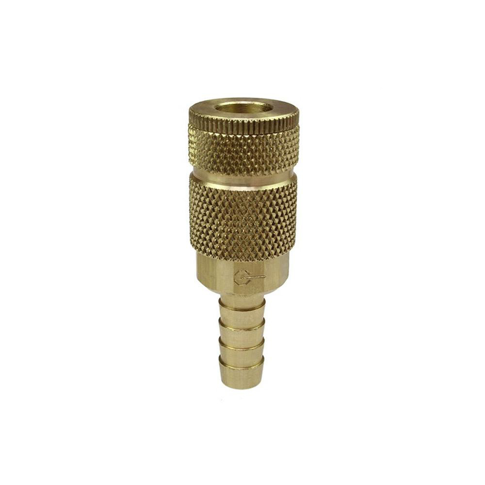 Parker Pneumatic Hose Coupling: 3/8-18, 3/8" Body Dia, Tru-Flate Automotive Interchange - 14-787