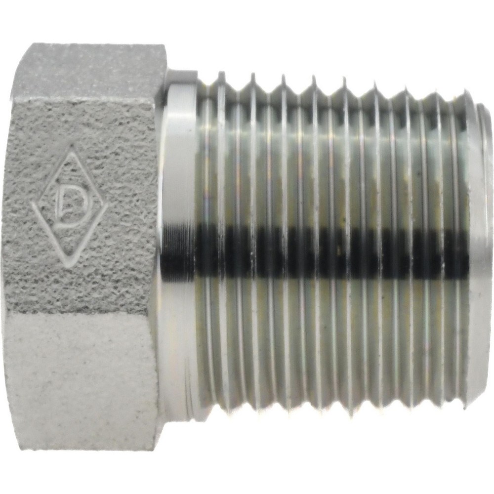Eaton Industrial Pipe Bushing: 3/8" Female Thread, 1/2" Male Thread, MNPT x FNPT - 2081-8-6S