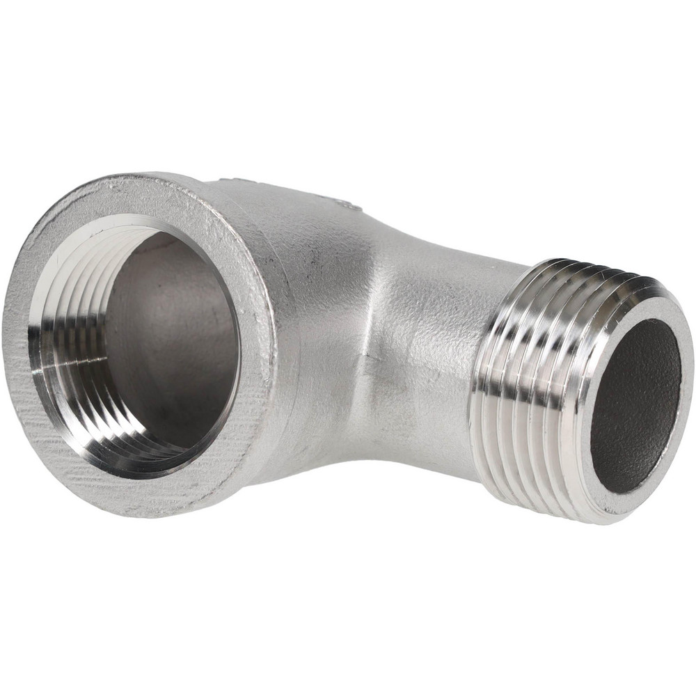 Merit Brass Pipe 90 deg Street Elbow: 3/8", 304 Stainless Steel - K403-06