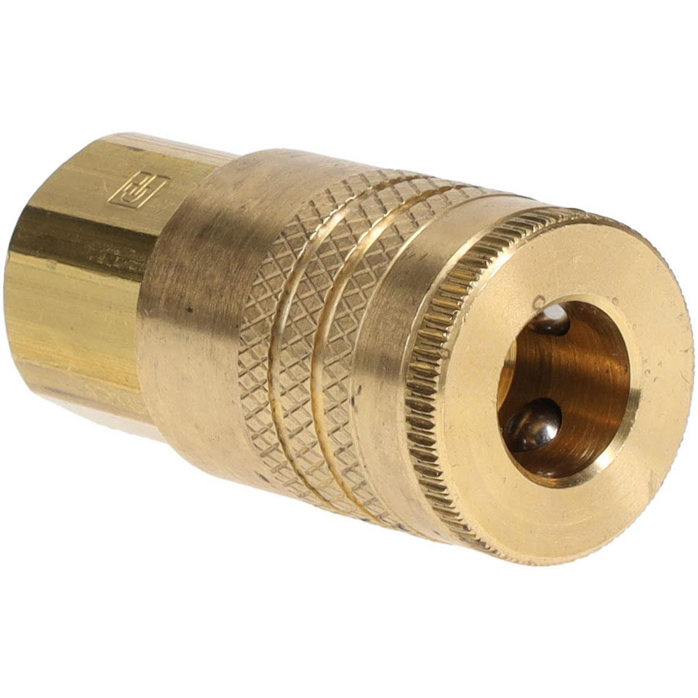 Parker Pneumatic Hose Coupling: 1/4-18, 1/4" Body Dia, ARO Interchange - A3C-787