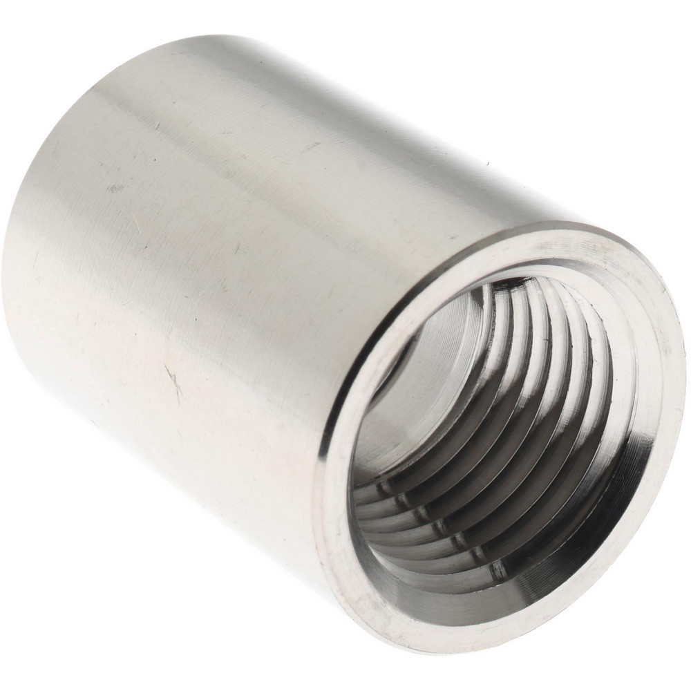 Merit Brass Pipe Coupling: 3/4", 304 Stainless Steel - K411-12