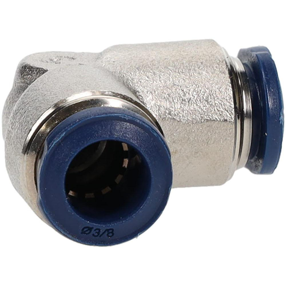PRO-SOURCE Push-to-Connect Tube x Tube Fitting: Union Elbow, 3/8" OD - 2555903865PRO