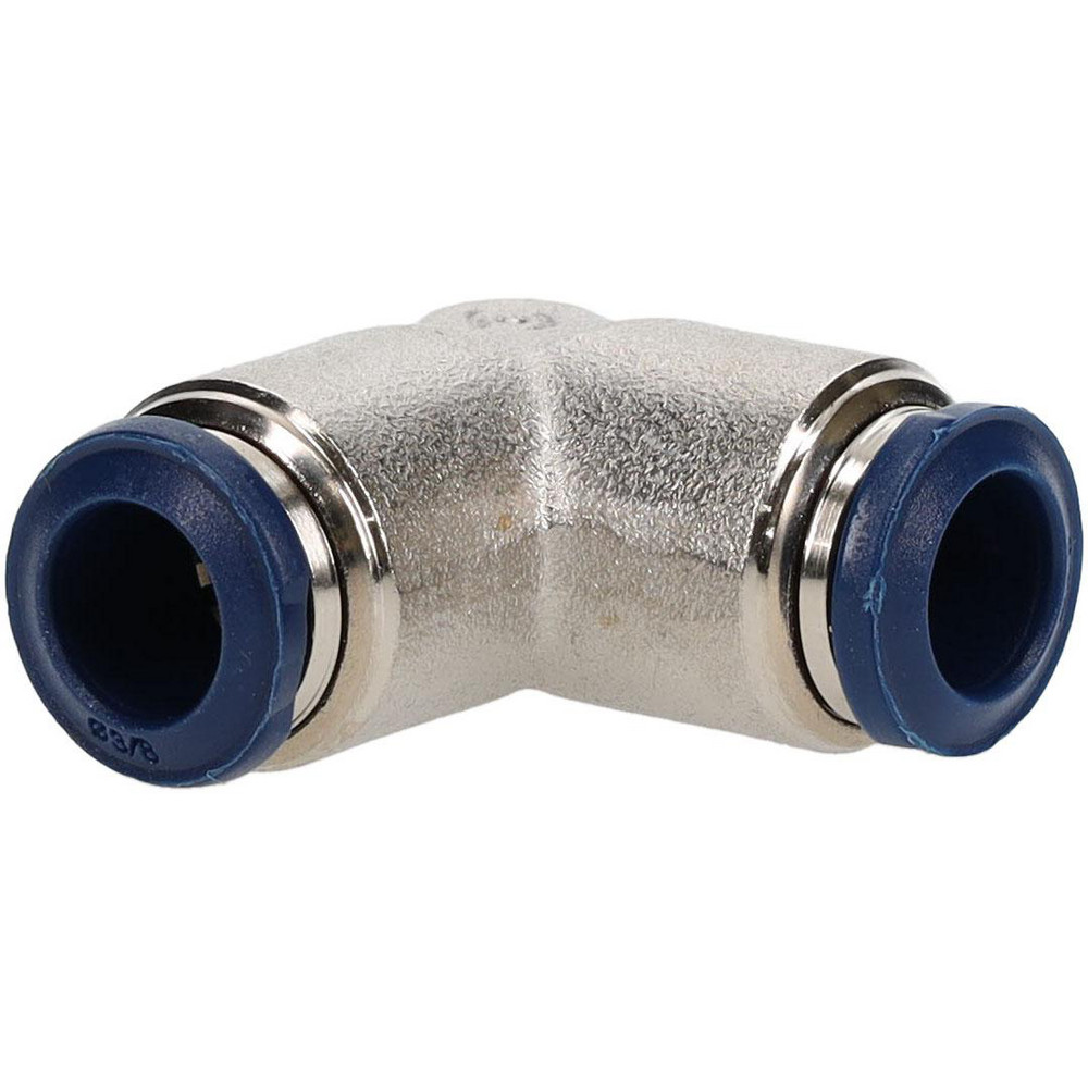 PRO-SOURCE Push-to-Connect Tube x Tube Fitting: Union Elbow, 3/8" OD - 2555903865PRO