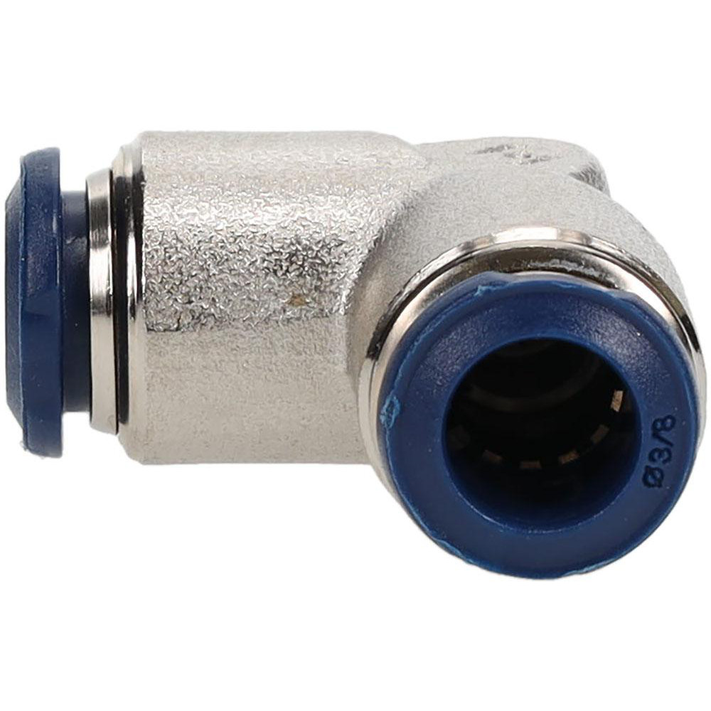 PRO-SOURCE Push-to-Connect Tube x Tube Fitting: Union Elbow, 3/8" OD - 2555903865PRO