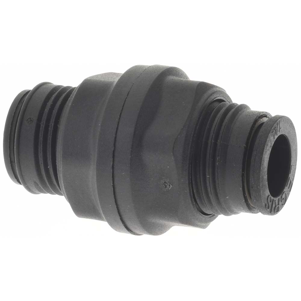 Parker Push-to-Connect Tube x Tube Fitting: Bulkhead Union, 5/16" OD - KP23882