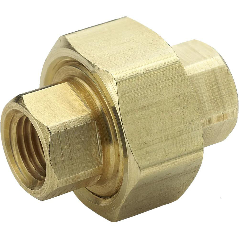 Parker Industrial Pipe Union: 1/4" Female Thread, FNPTF - 212P-4