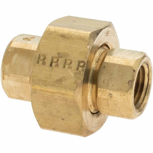 Parker Industrial Pipe Union: 1/4" Female Thread, FNPTF - 212P-4