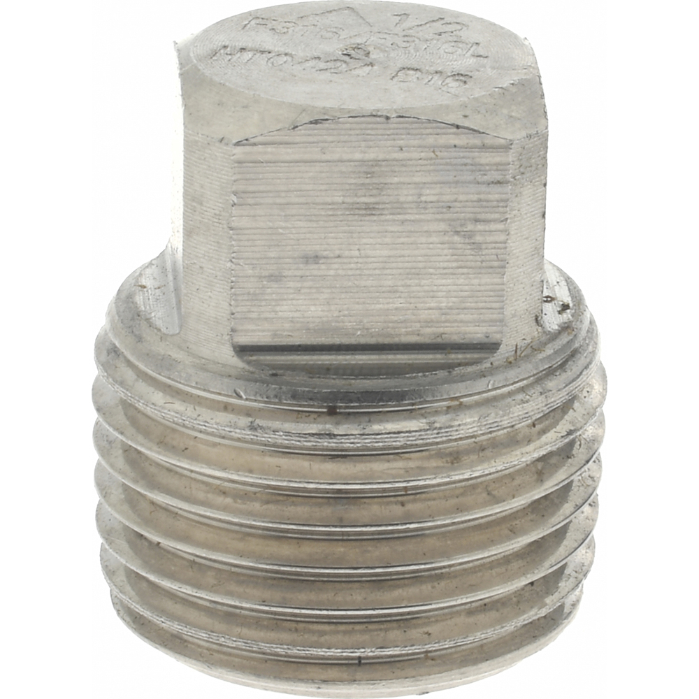Parker Industrial Pipe Square Head Plug: 3/4" Male Thread, MNPTF - 211P-12