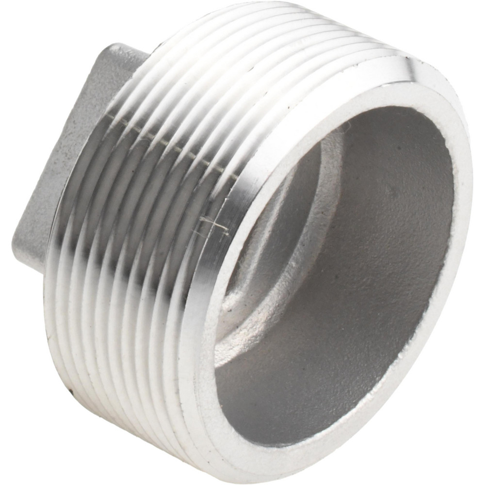 Merit Brass Pipe Square Head Plug: 3/4", 316 & 316L Stainless Steel - 3617D-12