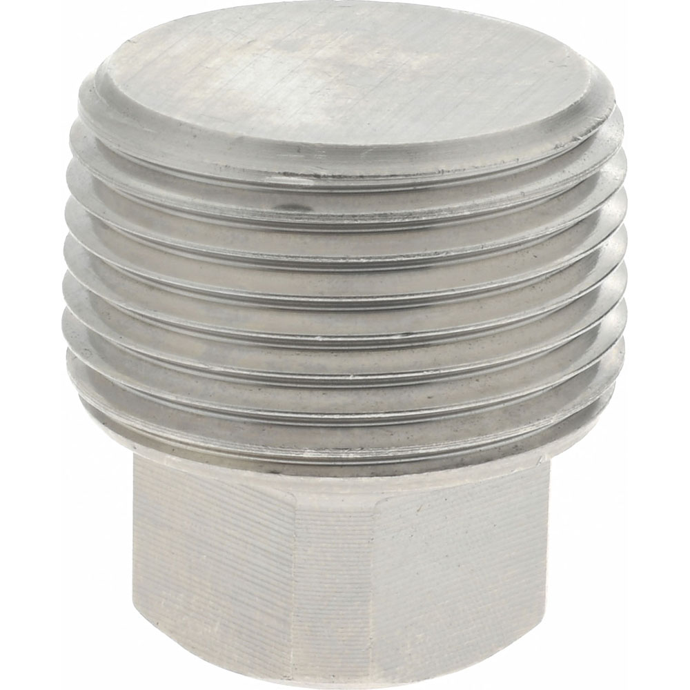Merit Brass Pipe Square Head Plug: 3/4", 316 & 316L Stainless Steel - 3617D-12