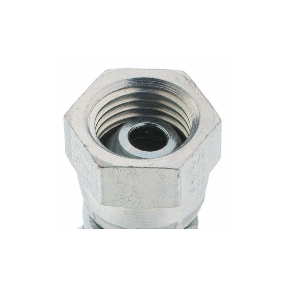 Parker Hydraulic Hose Female Swivel Fitting: 0.25" ID, 4 mm, 1/4" - KP46916