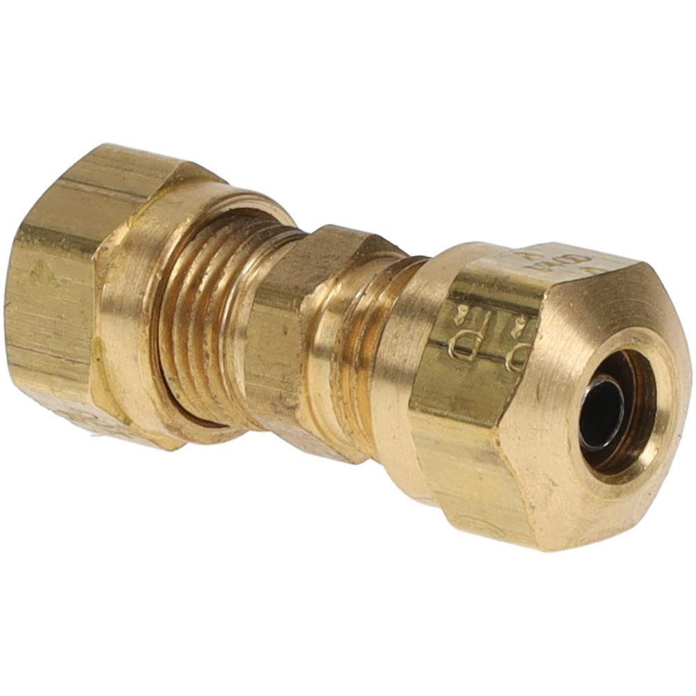 Parker Compression Tube Male Connector: 1/2, 1/2" Tube OD, Compression x MNPTF - VS68NTA-8-8