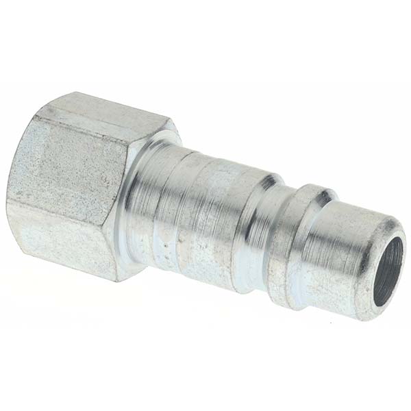 Parker Pneumatic Hose Coupling: 3/8-18, 1/2" Body Dia, Industrial Interchange - H1F-787