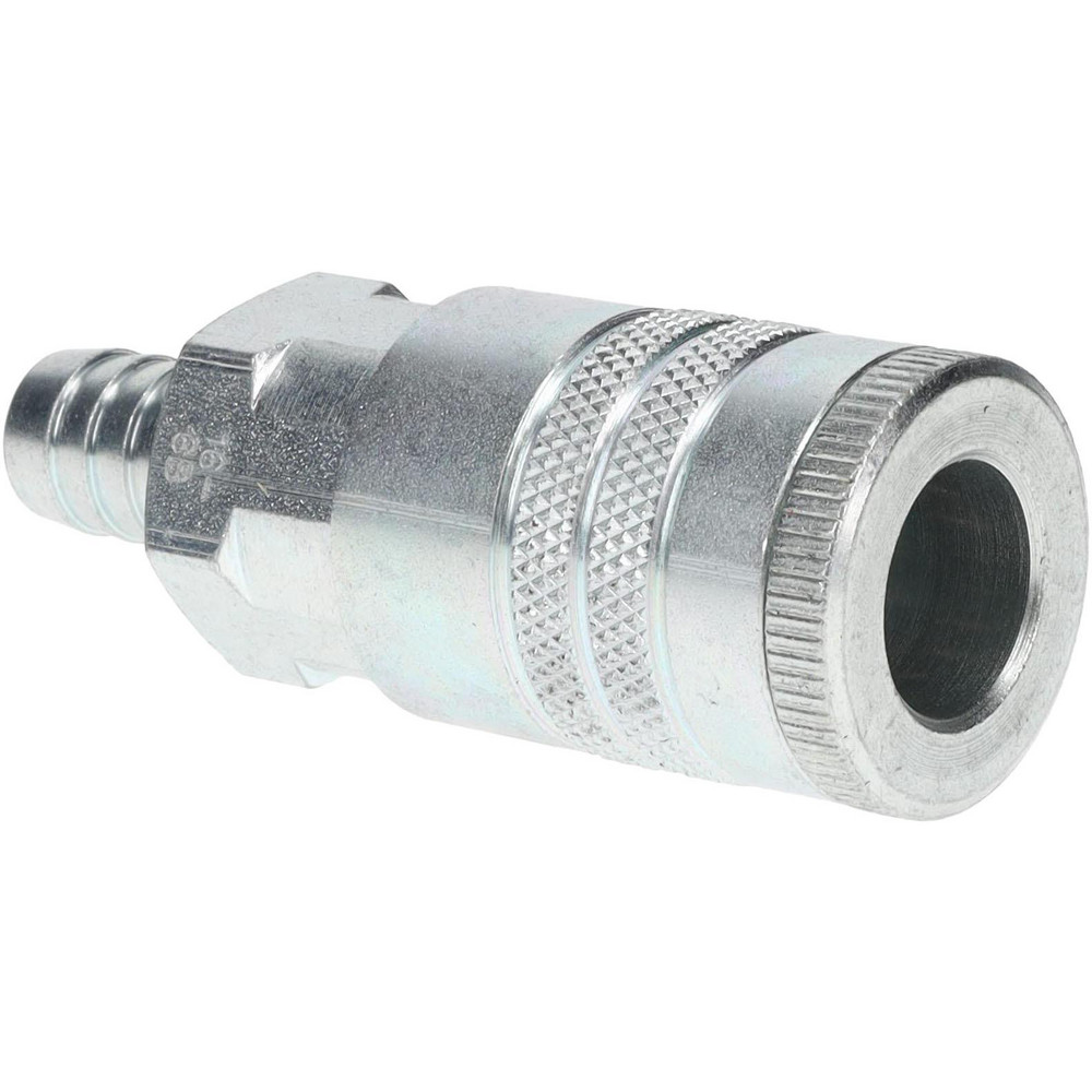Parker Pneumatic Hose Coupling: 3/8-18, 1/2" Body Dia, Industrial Interchange - H1F-787