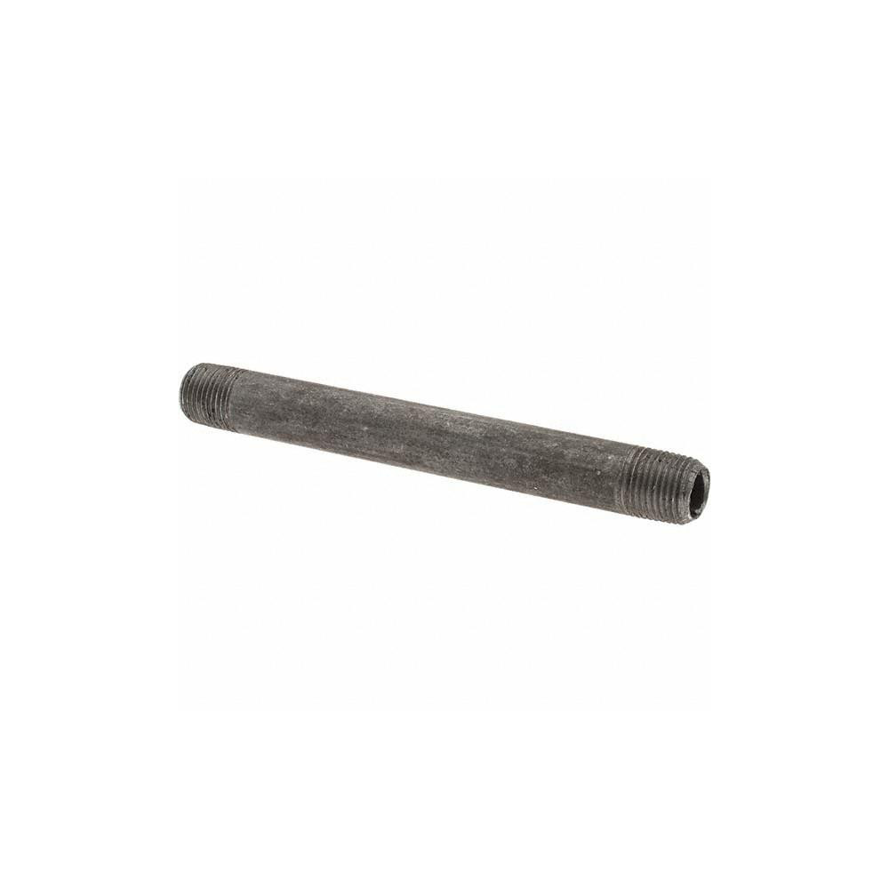 Value Collection Black Pipe Nipple: 1/8" Dia x 3-1/2" Long, Schedule 40 - 13411