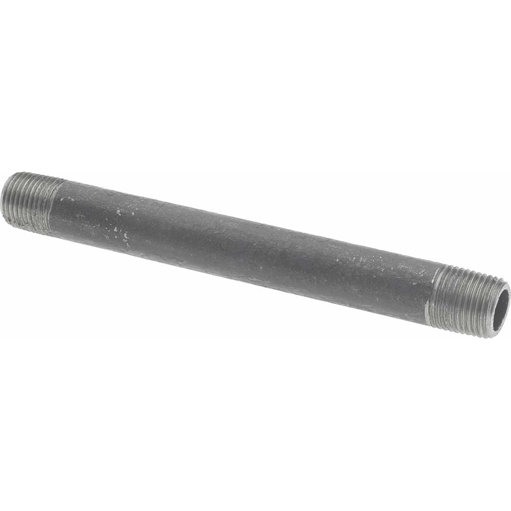 Value Collection Black Pipe Nipple: 1/8" Dia x 3-1/2" Long, Schedule 40 - 13411