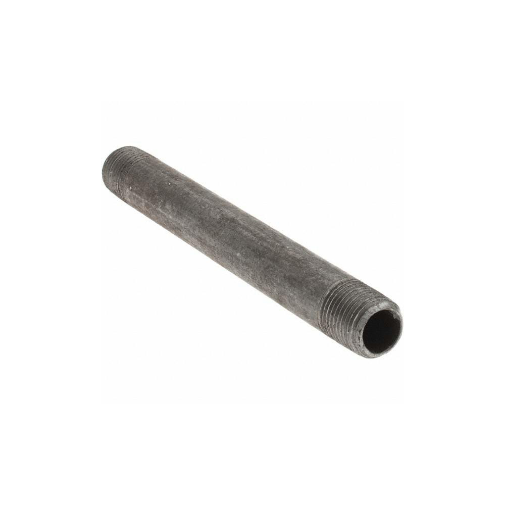 Value Collection Black Pipe Nipple: 1/8" Dia x 3-1/2" Long, Schedule 40 - 13411