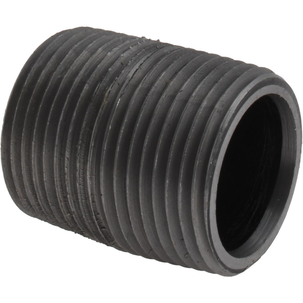 Value Collection Black Pipe Nipple: 3/8" Dia, Schedule 80 - 582-001XSBC