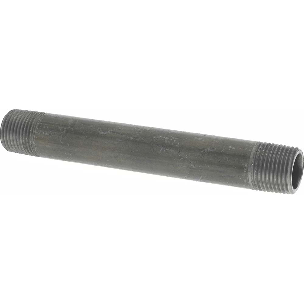 Value Collection Black Pipe Nipple: 3/8" Dia x 4-1/2" Long, Schedule 40 - MSCNB03045