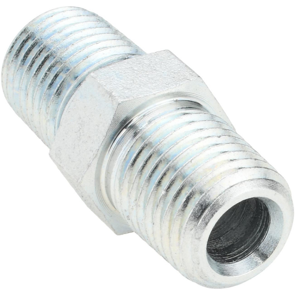 Brennan Industrial Pipe Hex Plug: 1/4 x 1/4" Male Thread, MNPT x MNPT - 16002