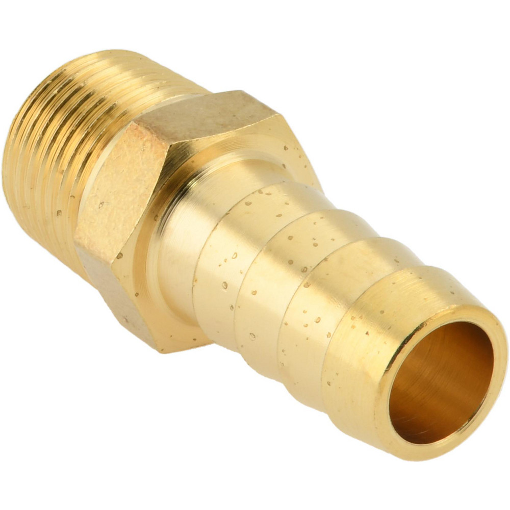 CerroBrass Barbed Hose Fitting: 1/8" x 3/16" ID Hose, Male Connector - 32002