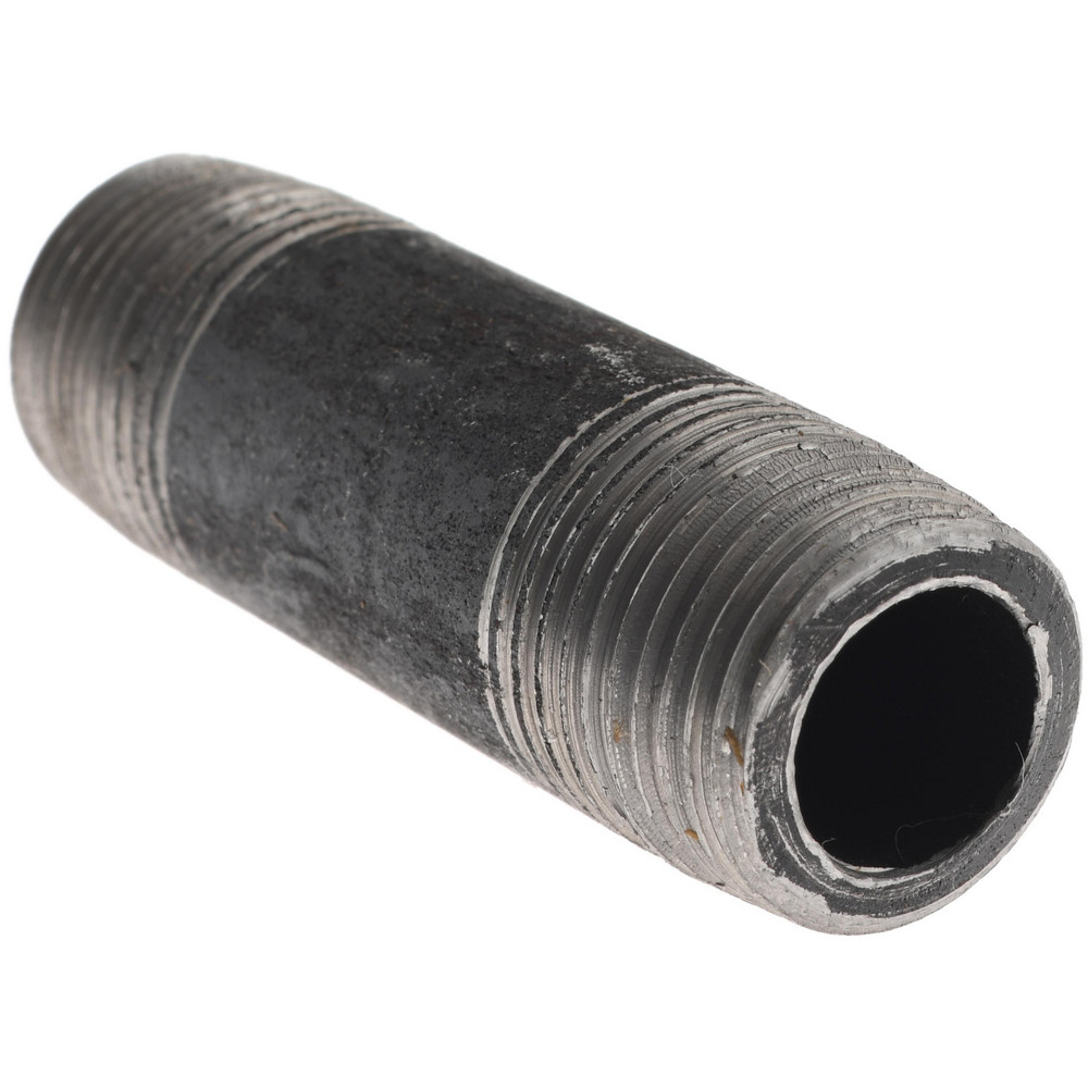 Value Collection Black Pipe Nipple: 1-1/2" Dia x 3-1/2" Long, Schedule 80 - MSCXNB08035