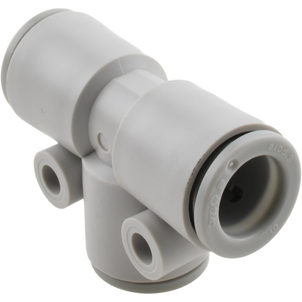 SMC PNEUMATICS Push-to-Connect Push-to-Connect Fitting: Tee, 16.00 mm OD - KQ2T16-00A