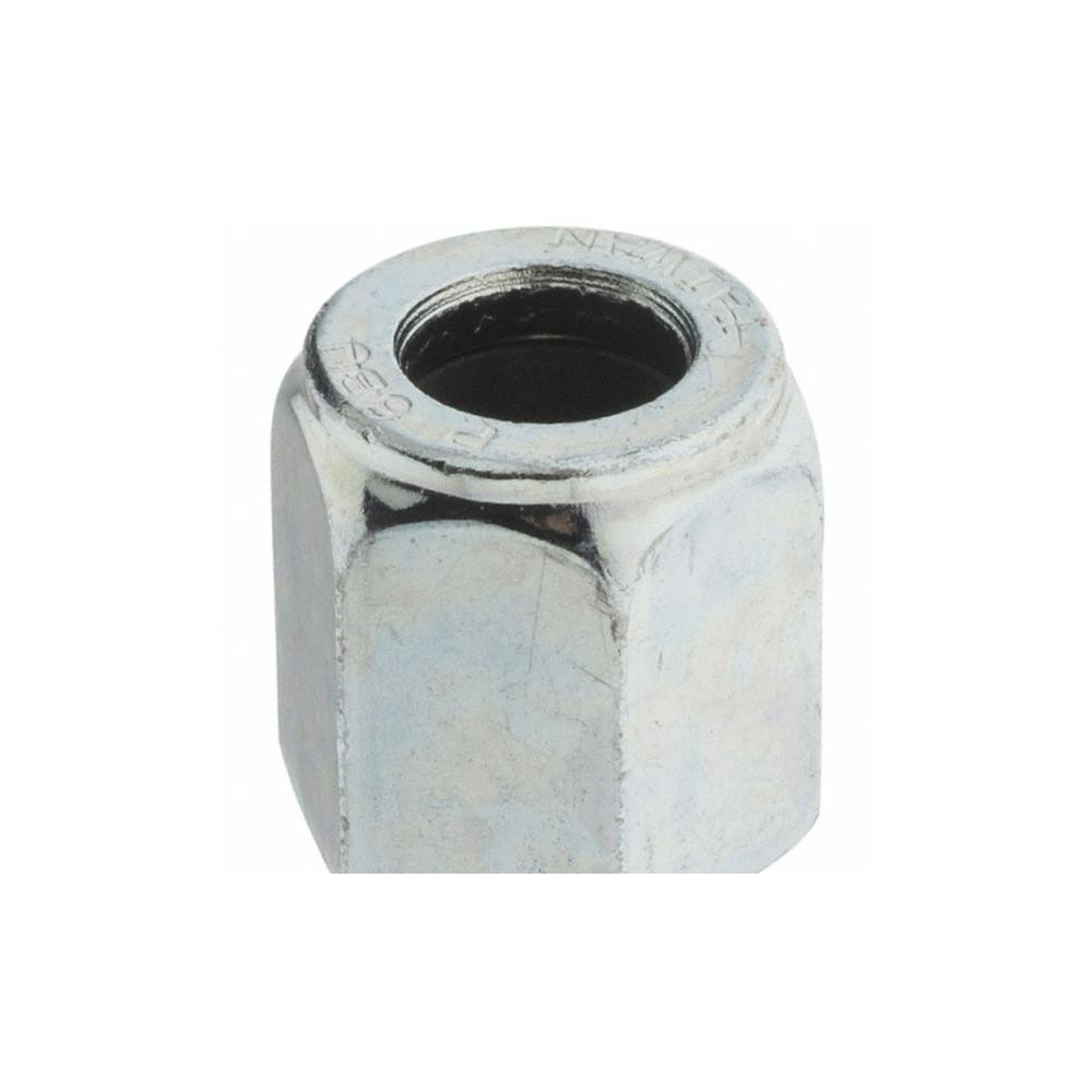 Parker Flareless Bite-Type Tube Male Connector: 1/4" NPTF, 3/8" Tube OD, Steel - PT-00104