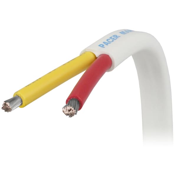 Pacer Group Pacer 6/2 AWG Safety Duplex Cable - Red/Yellow - Sold By The Foot - W6/2RYW-FT