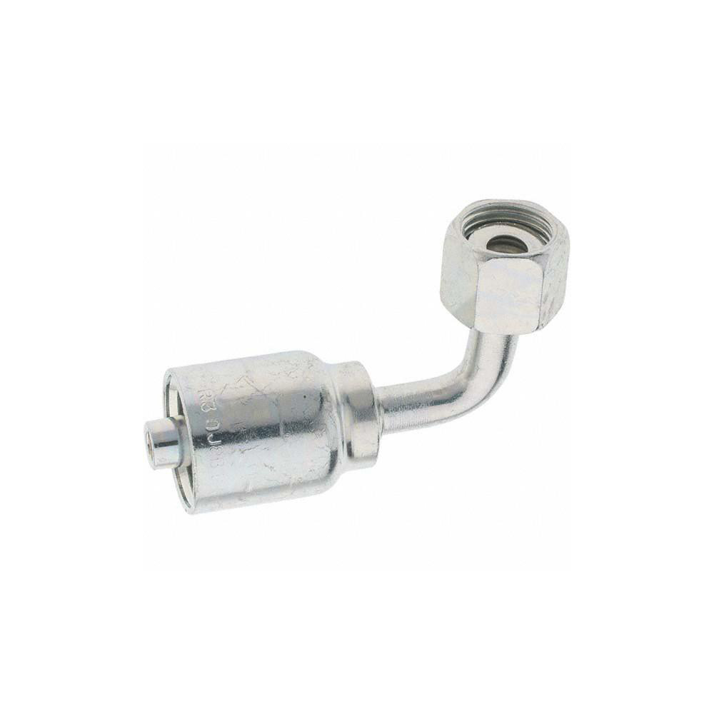 Parker Hydraulic Hose Female Seal-Lok Swivel 90 ° Elbow: 0.375" ID, 6 mm, 3/8" - KP46820