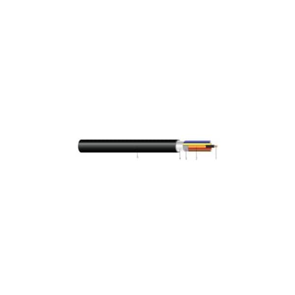 Southwire Portable Cord, SJTOW, 18 AWG, 3 C, Black, PVC, Stranded, 300V - 56653701