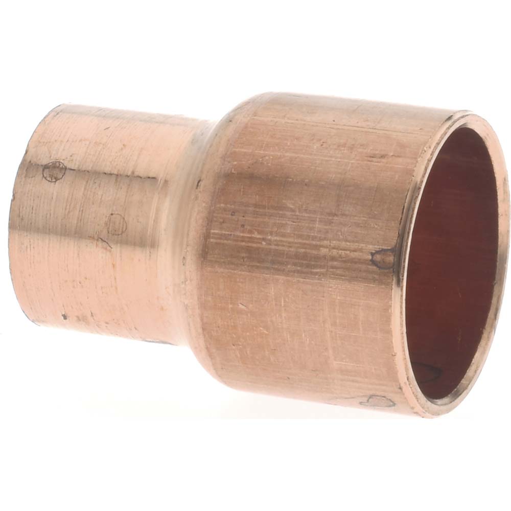 Mueller Industries Wrot Copper Pipe Adapter: 1/4" Fitting, C x F, Solder Joint - W 01215
