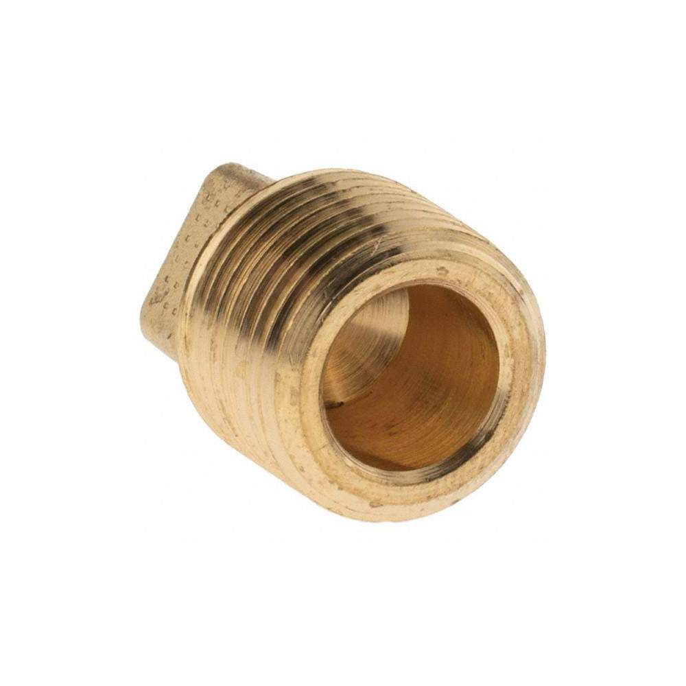 Parker Industrial Pipe Square Head Plug: 1/2" Male Thread, MNPTF - MP11083-4