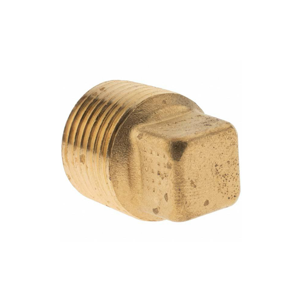 Parker Industrial Pipe Square Head Plug: 1/2" Male Thread, MNPTF - MP11083-4