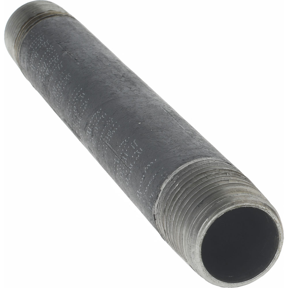 Value Collection Black Pipe Nipple: 1/2" Dia x 6" Long, Schedule 40 - NB04060