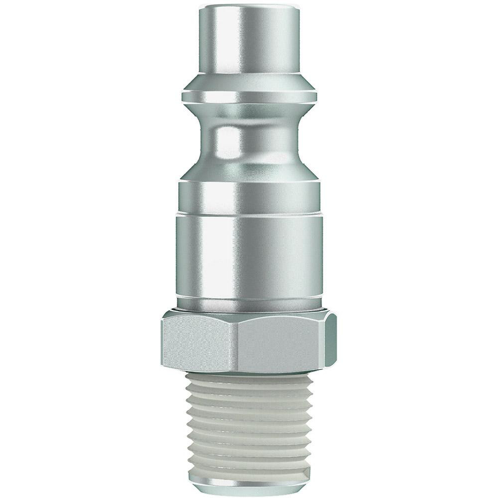 CEJN Pneumatic Hose Coupling: 1/4" Thread, 1/4" Body Dia, Industrial Interchange - 10 310 5452